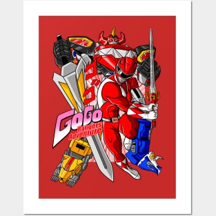 Go Go Rangers Adventure (Red) Posters and Art